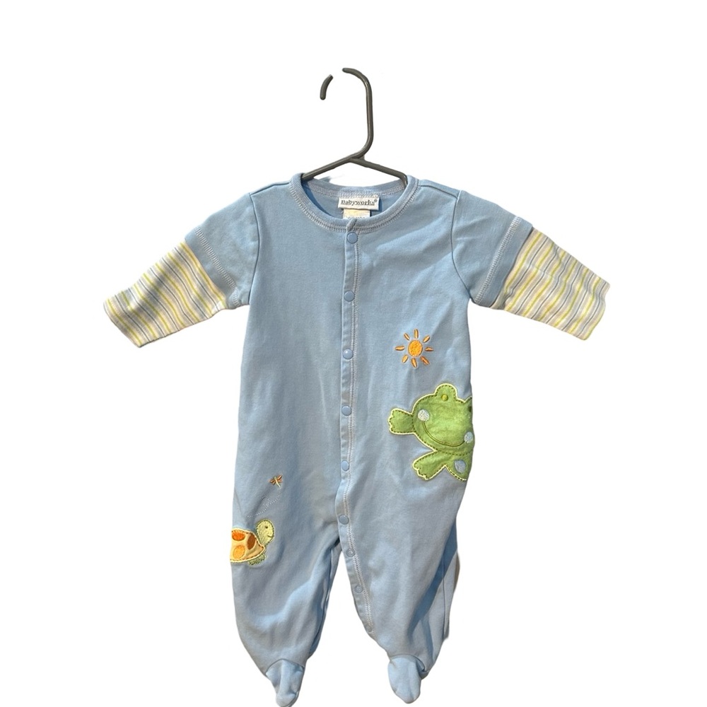 Vintage Babyworks Frog Footsie